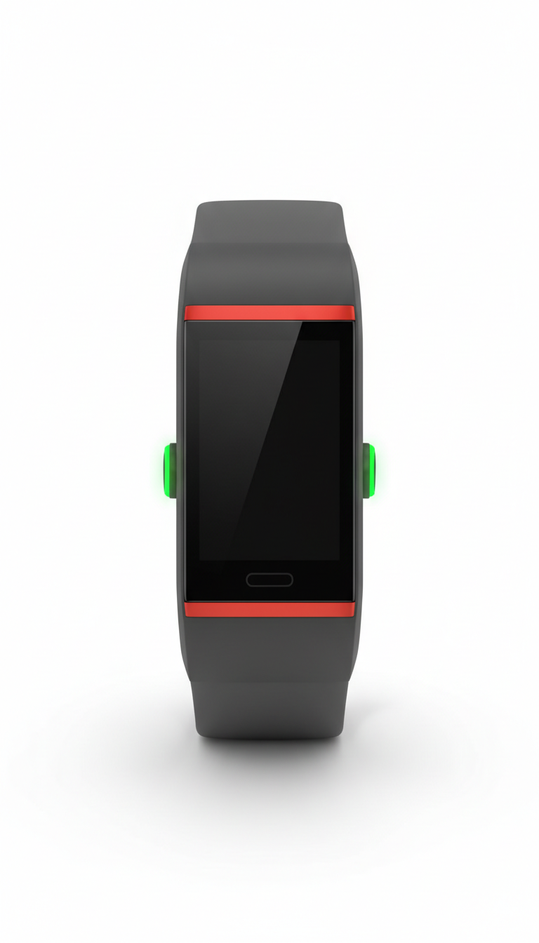 Momentum Green Digital Fitness Tracker Heart Rate Sync